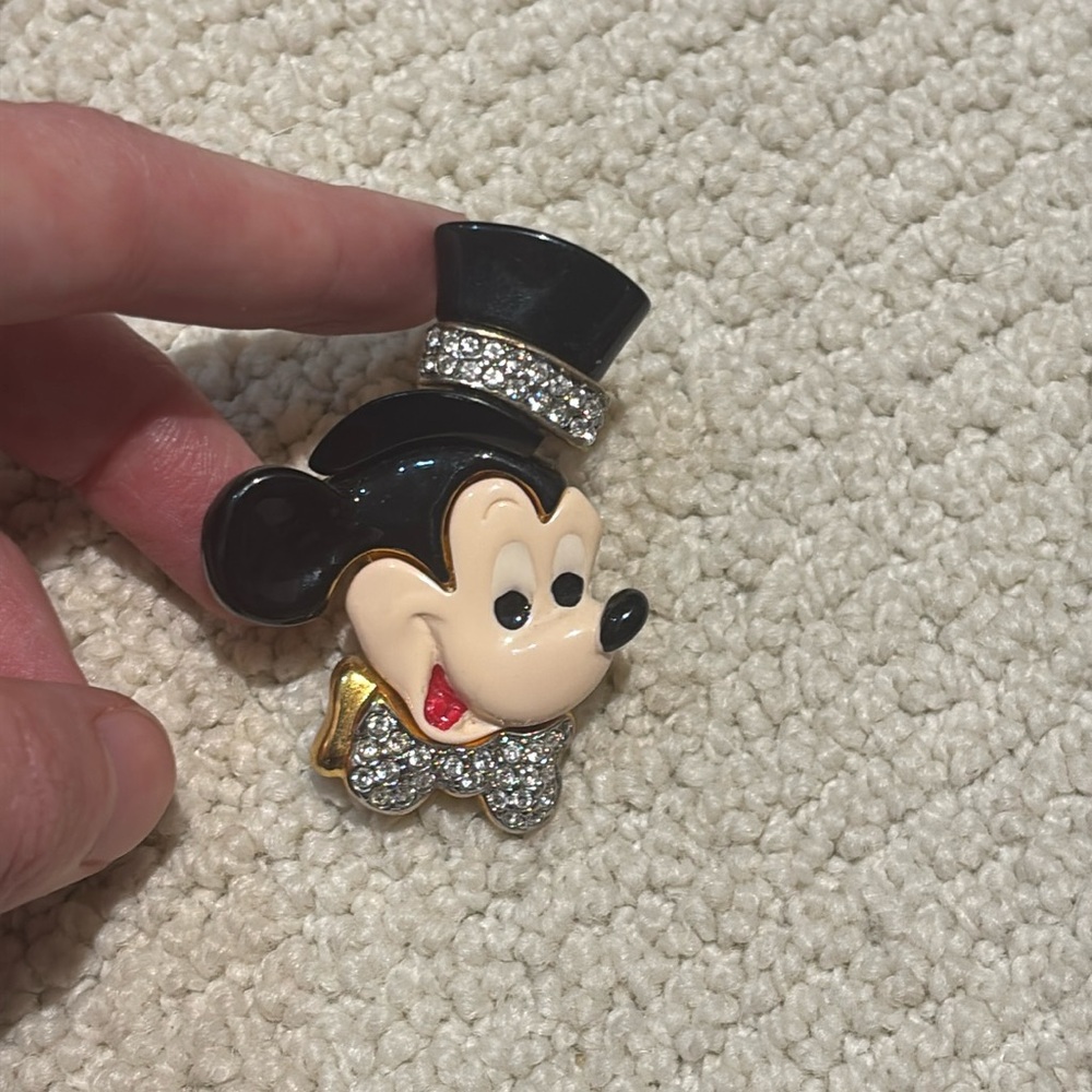 Vintage Disney Mickey Brooch